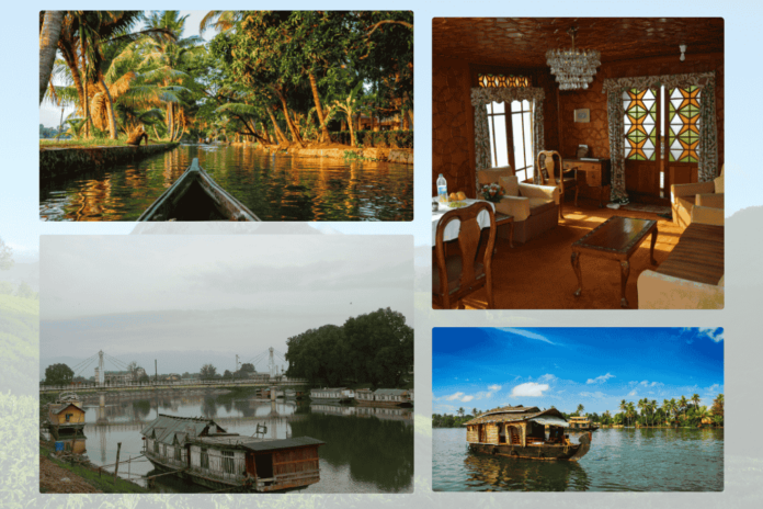 houseboats - kerala and kashmir