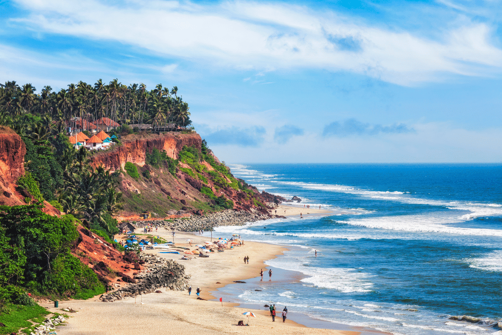 surfing beach in india