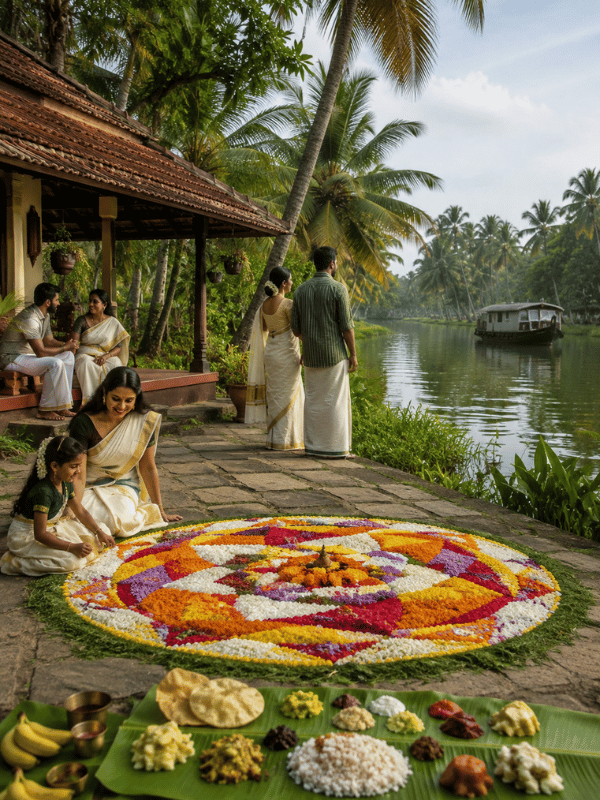 onam in kumarakom