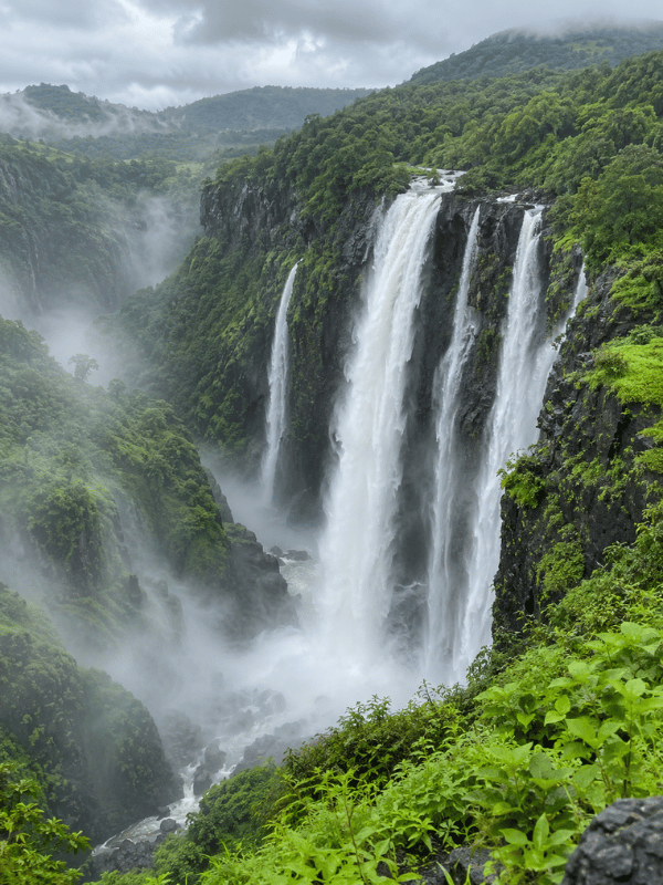 thoseghar waterfalls - best places to visit near pune august september
