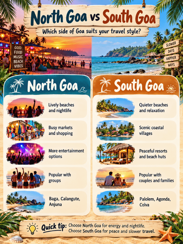 north vs south goa